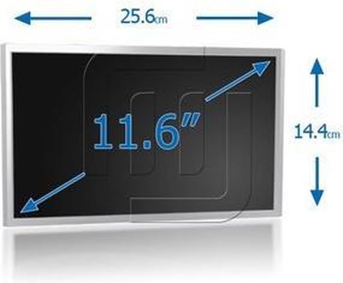 11.6 inch LCD scherm 1366x768 Mat 40Pin