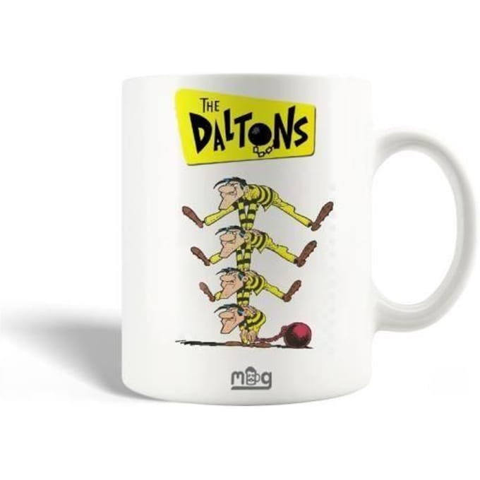 Mug en Céramique - Les Dalton - Averell Dalton - 30cl - Blanc - Compatible lave-vaisselle
