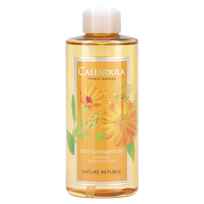 Nature Republic, Calendula Forest Garden, Deep Cleansing Oil, 6.76 fl oz (200 ml) beige