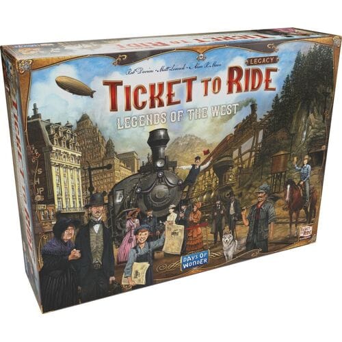 Days of Wonder Ticket to Ride Legacy Bordspel - Legenden van het Westen | Strategisch familiespel met opbouwende verhalende campagne