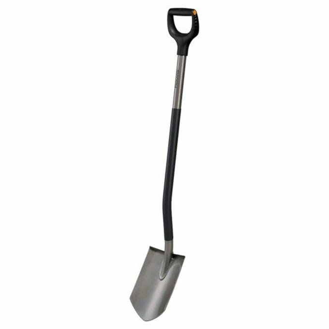 Fiskars Ergonomic Serie - Scherpe Spade - Ergo Handvat - Premium Staal - 26° Hoek