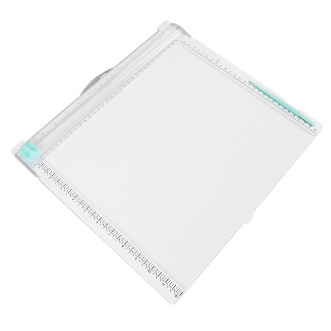 Massicot à papier Planche de rainage 36x34cm Coupe-papier et outil de rainage pour Scrapbooking Enveloppe white