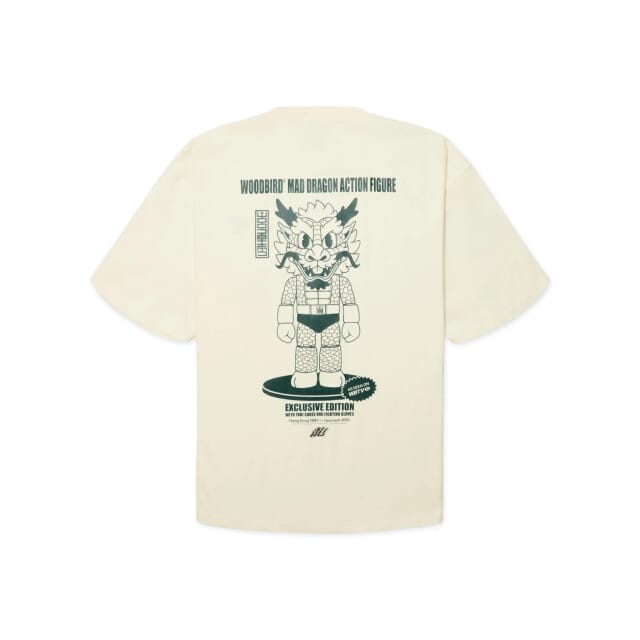 Woodbird Wbbeam action tee 2636-405 off white