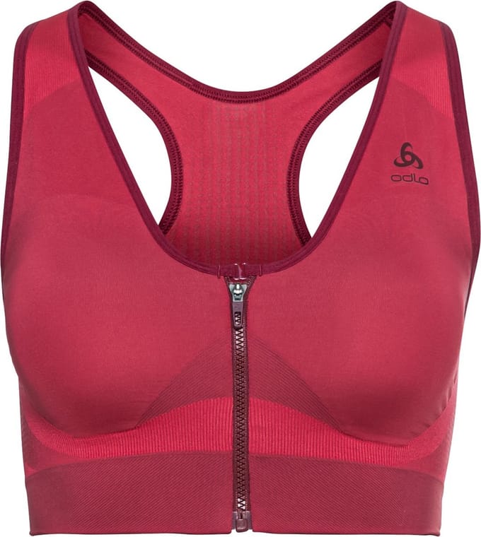 Odlo Sportbeha Seamless High Dames - Kleur Raspberry Fudge - Paradise Pink - Maat L