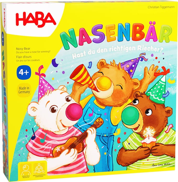 Haba !!! Spiel - Nasenbär (DE = F 2010881002 - NL 2010881003) (DE/E/F/NL/IT/ES).