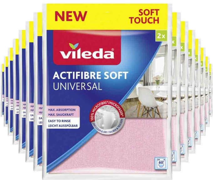 Vileda Doek Actifibre Soft Doek - 15 x 2 stuks - Voordeelverpakking