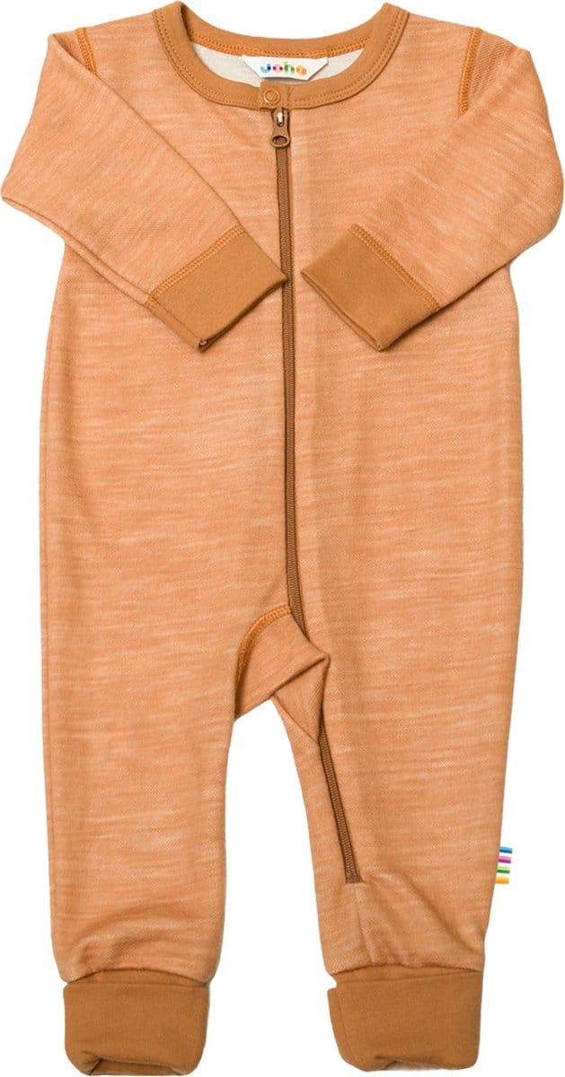 Joha Kinderpyjama Jumpsuit, koperkleurig