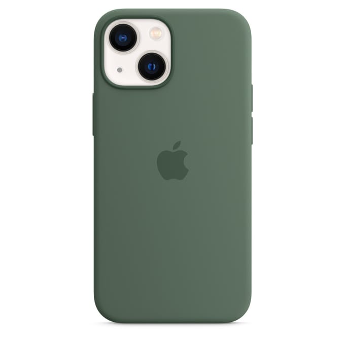 Apple - Siliconen hoesje - MagSafe - iPhone 13 Mini - Groen (Eucalyptus)