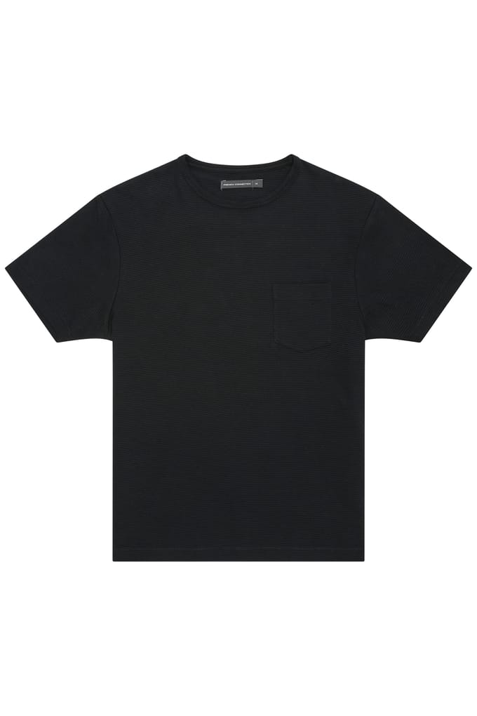 French Connection Ottoman Pocket 2 Black Taglia: XL | Magliette basic Outlet | Uomo | Nero