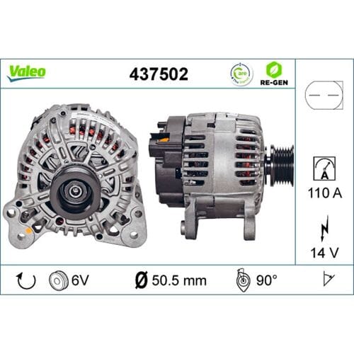 Dynamo / Alternator VALEO RE-GEN REMANUFACTURED VALEO 437502