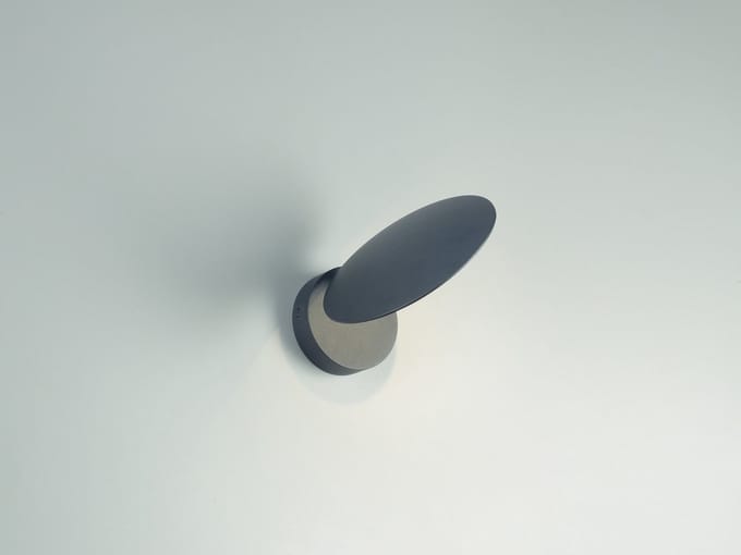 Wandlamp LED Modern Zwart Rond - Scaldare Galatina
