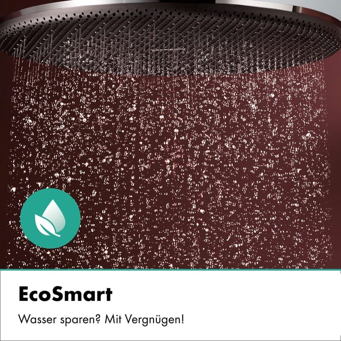 Hansgrohe Raindance alive S - showerpipe - 300 - 1jet Puro - ecosmart Ecostat Element - hoogglans chroom