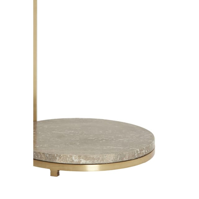 Light & Living - Bijzettafel LEDA - Ø26x76 cm - Bruin