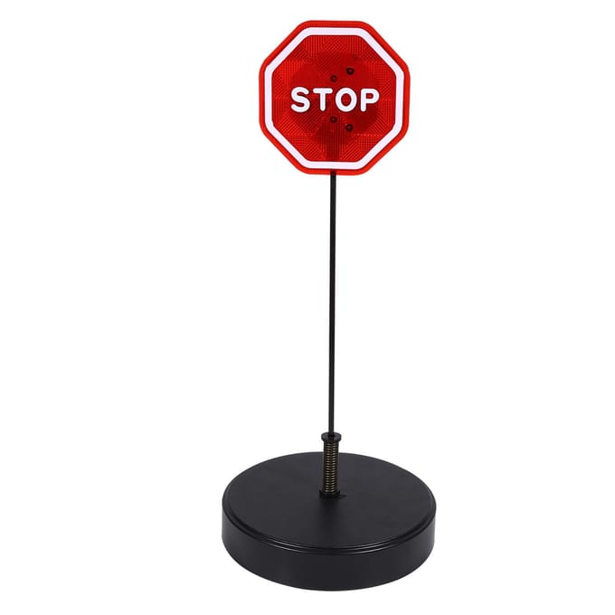 Knipperende LED Stopsensor Met Verstelbare Standaard Auto Parkeerdetector Voor Garage Poort red