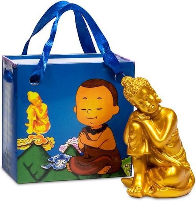 Ngalso Boeddha in geschenktasje - 5.3 - Polyresin -