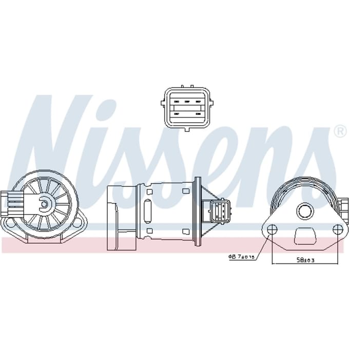 EGR-klep NISSENS 98246