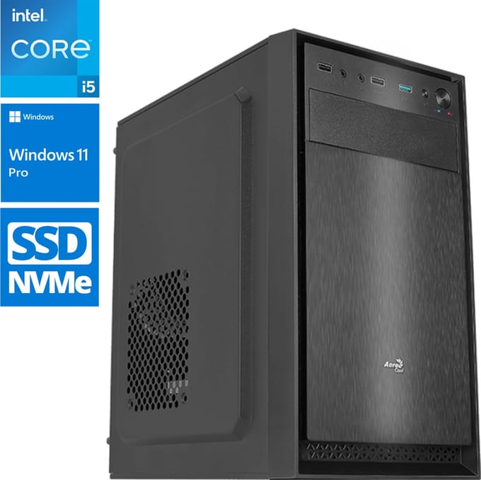 ScreenON - Intel Core i5 - 1TB NVMe SSD - 16GB RAM - GTX 1660 - OfficePC.ALR10141 + WiFi & Bluetooth