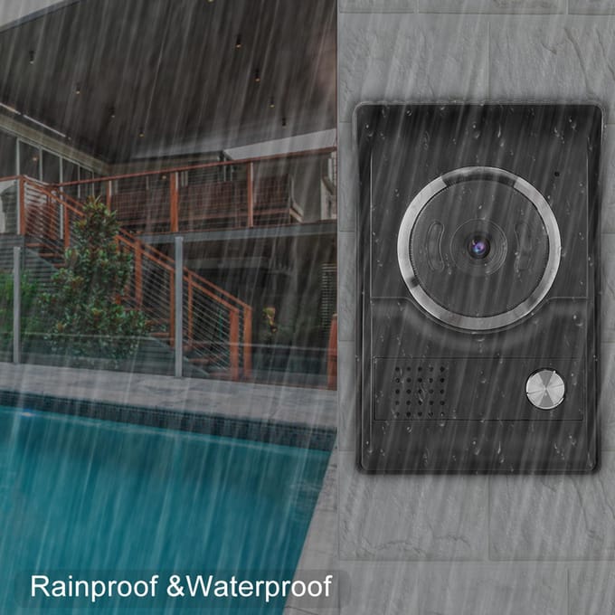 Video Intercom Spraak Deurbellen Tweeweg Gesprek Huis Deurbel Intercom Kit110?