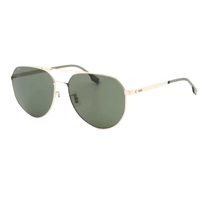 Hugo Boss Heren 1473 0J5G Pilotenzonnebril (Groen/Goud)