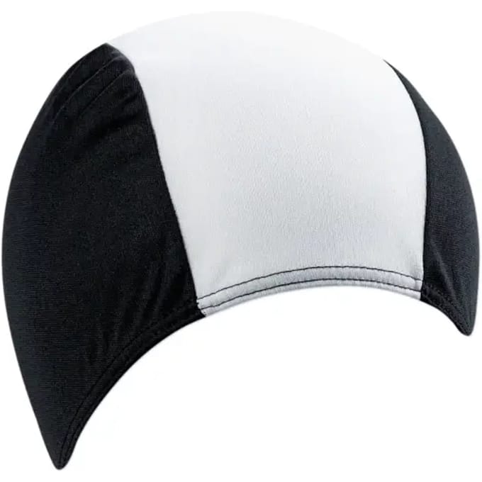 Beco Badmuts - tweekleurig - volwassenen - polyester - zwemmuts - zwemkap zwart/wit