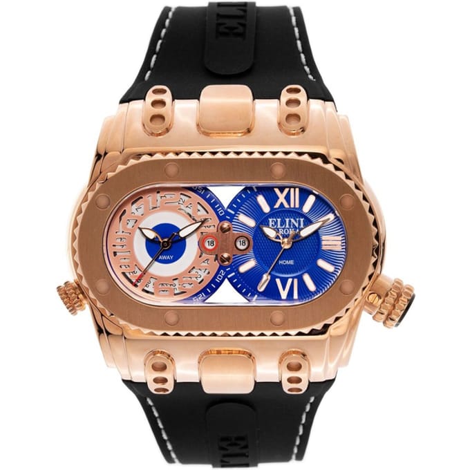 Elini Barokas Genesis World Swiss dual time | ELINI-20019-RG-03