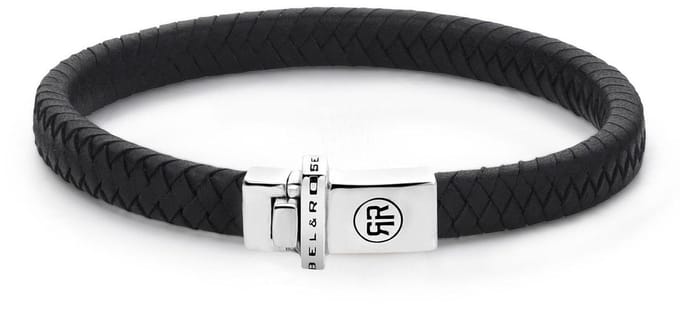 Armband - Zilver/Leder | Rebel & Rose