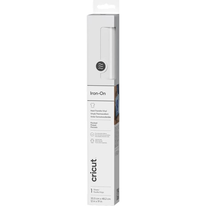 Cricut™ Flock Iron-On Wit – 30,5 x 48,3 cm