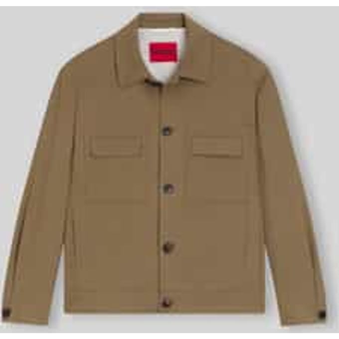 Slim fit hemdjack van twill model 'JULIANO243F1'