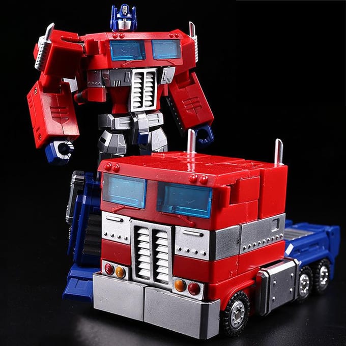 Transformeren G1 Samenvoegen speelgoed Grimlock Shockwave Optimus Prime Megatron Actiefiguur Collectie Robot Cadeaus Speelgoed red