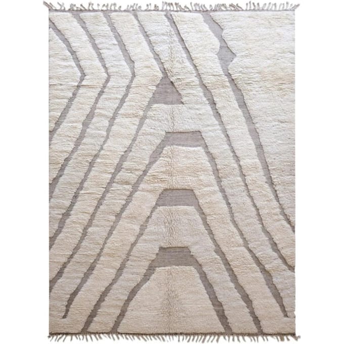 AFK Living Berbertapijt ethno chic met strak design van wol