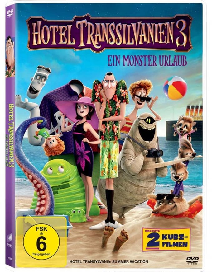 PLAION Hotel Transsilvanien 3 - Ein Monster Urlaub DVD Duits, Nederlands, Engels, Frans