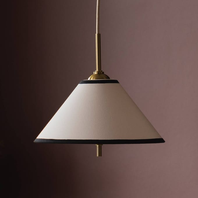 Globen Lighting hanglamp IRIS 25 crèmekleurig Ø 25 cm