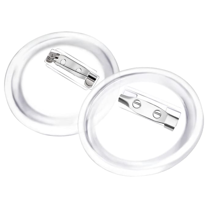 vidaXL - Buttons - met - spelden - 100 - st - 37 - mm - acryl