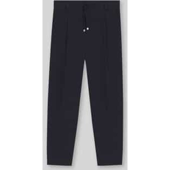modern fit broek van katoenmix