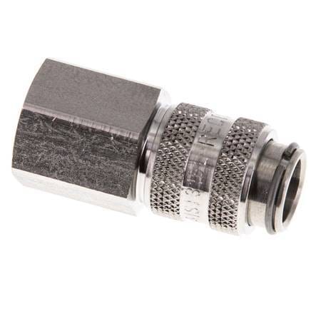 RVS 306L DN 5 Luchtkoppeling Snelkoppeling G 1/4 inch Binnendraad - CLS5-F-SSL-P-014