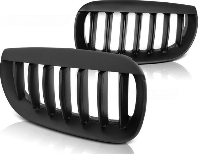Grill BMW X3 E83 04-06 MAT ZWART