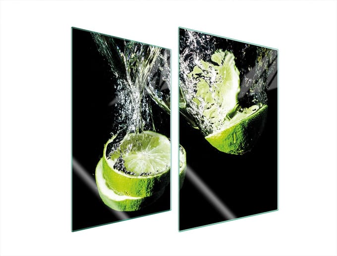 TMK ArtDeko - Snijplank - Glas - 2x35x52 cm - Limoen