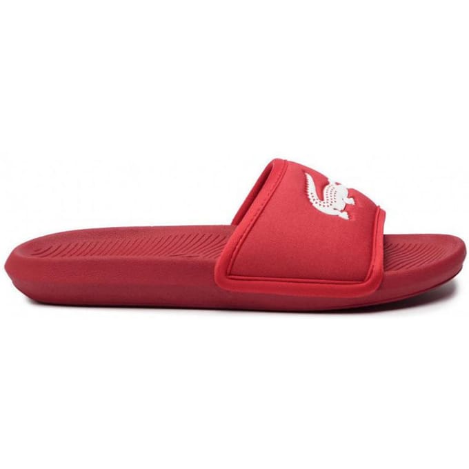 Lacoste Croco SLide 119 3 CMA Heren Rood Sliders