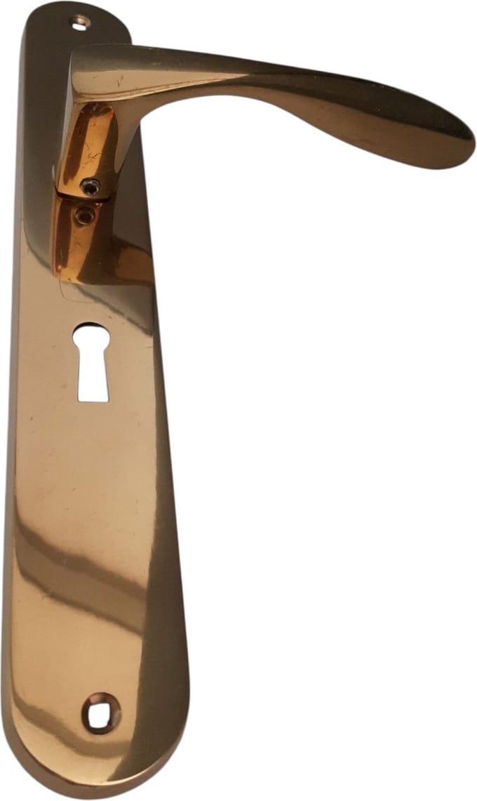 deurkruk sleutelgat 56 messing rome