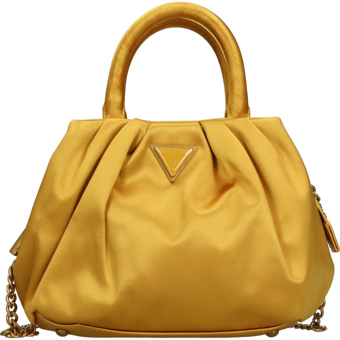 GUESS Schoudertas Handtas Tori Mini Frame Satchel Bag Topaz Goudkleurig