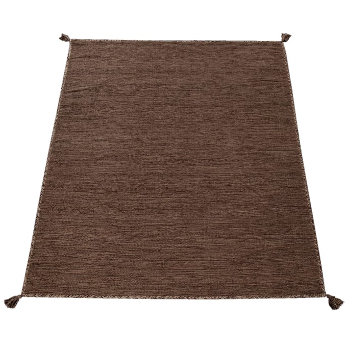 Handgeweven tapijt Kilian bruin 120x170 cm