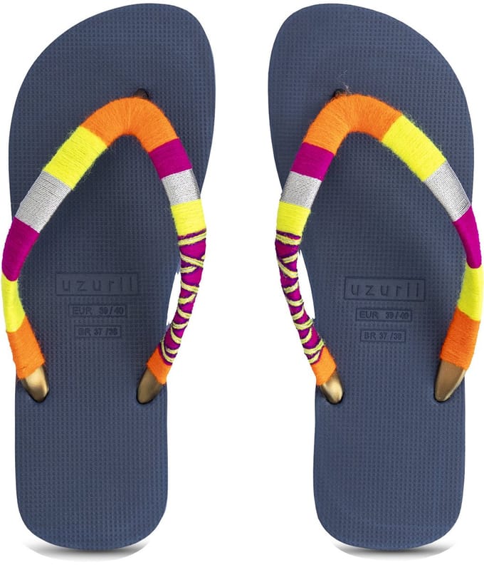 Uzurii | Teenslippers | Dames | Navy Blue | Maat 37/38
