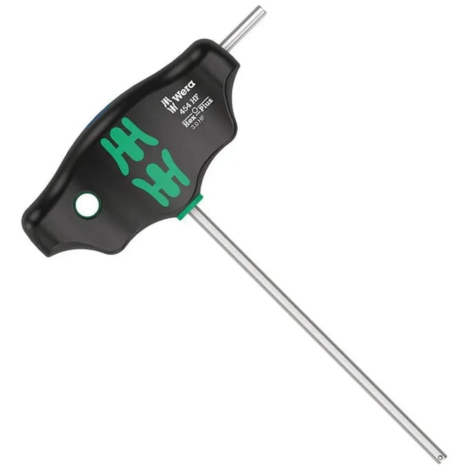 Wera 454 HF Inbusschroevendraaier Sleutelbreedte (metrisch): 3 mm Koplengte: 100 mm