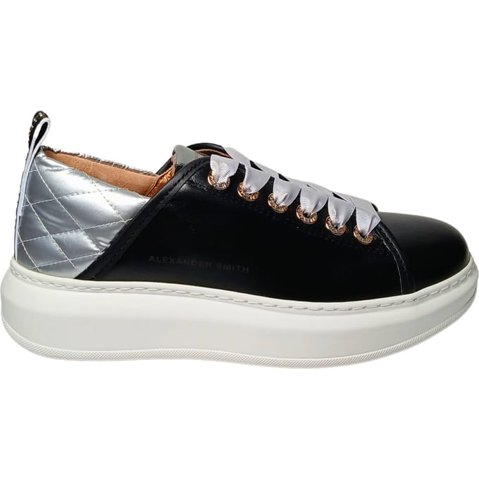 Damesschoenen Alexander Smith Wembley Vrouw- Zwarte Matt Zilver