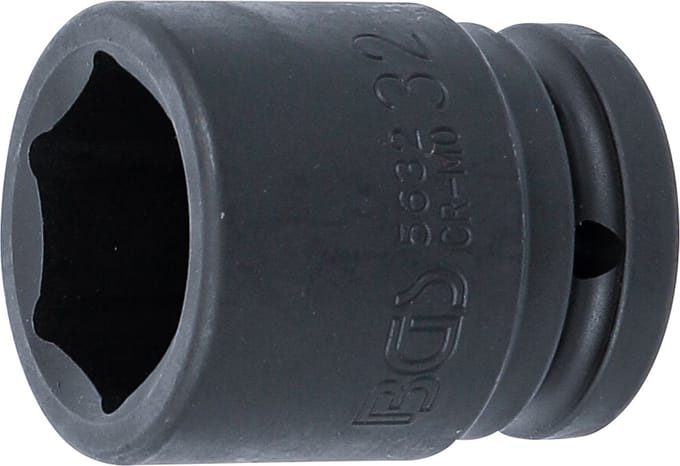 BGS Kracht dopsleuteldop zeskant 3/4 32 mm
