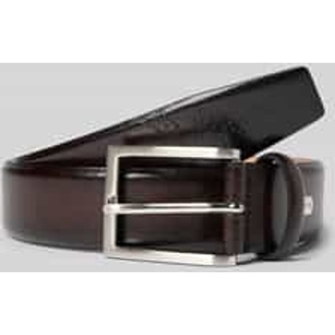 LLOYD Leren Riem Leather Belt W85 Dark Brown Bruine
