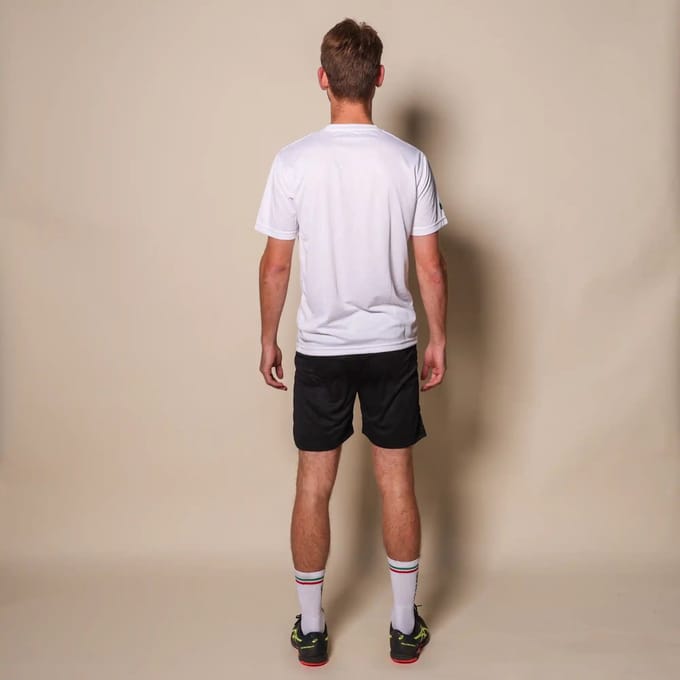 Padelshirt Slim fit Wit - Maat M