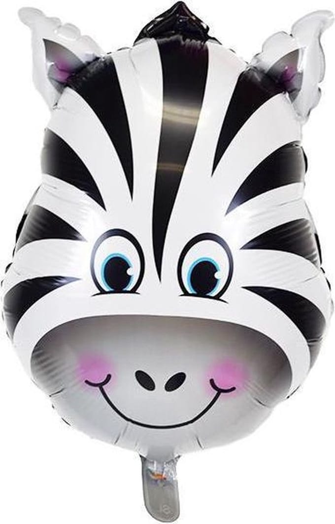 Folie helium ballon Zebra 92cm