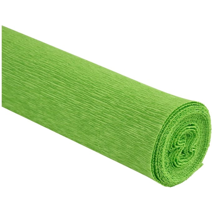 Bloemist crêpepapier, kleurecht - Lichtgroen
