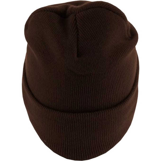 MSTRDS - Beanie Basic Flap Long Version chocolate one size Beanie Muts - Bruin